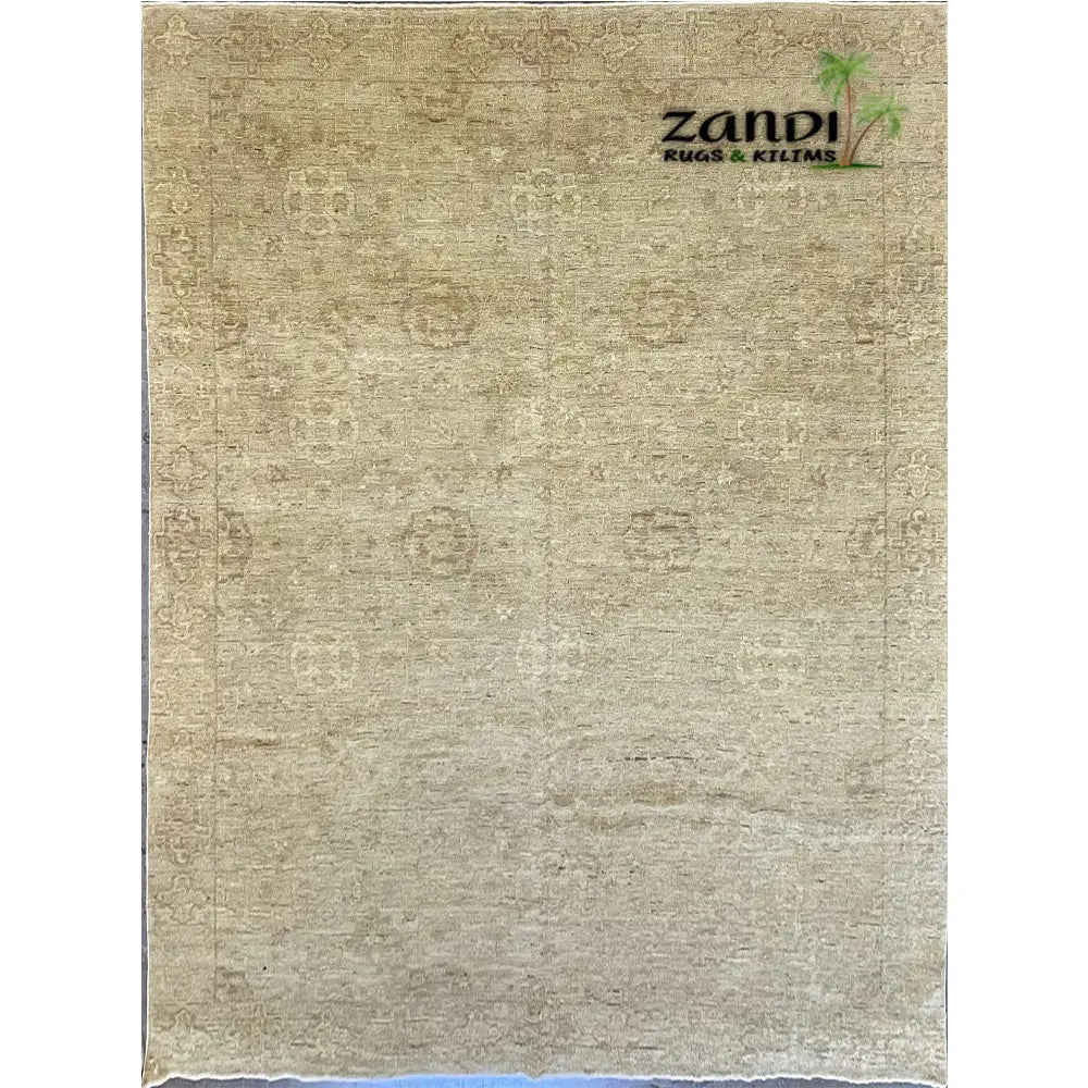 Hand knotted Afghani Khotan design rug size 8'0''x9'11'' RR10163